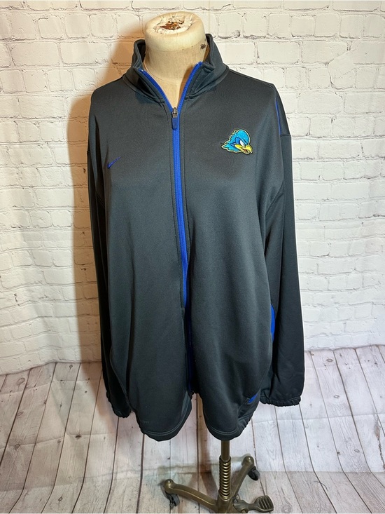 Nike Other - Nike Men’s Gray Full-Zip Jacket with Blue Trim and UD logo